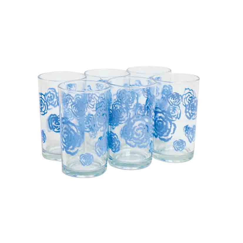 GLASS TUMBLER 6PK 6CM X 10.3CM