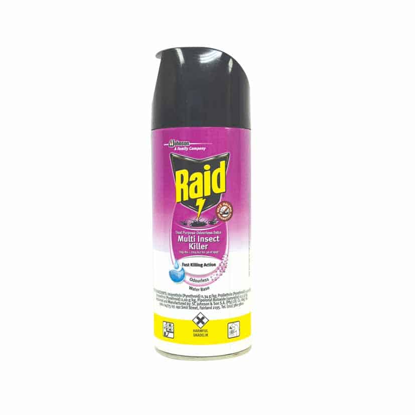 RAID DUAL PURPOSE ODOURLESS 300ML