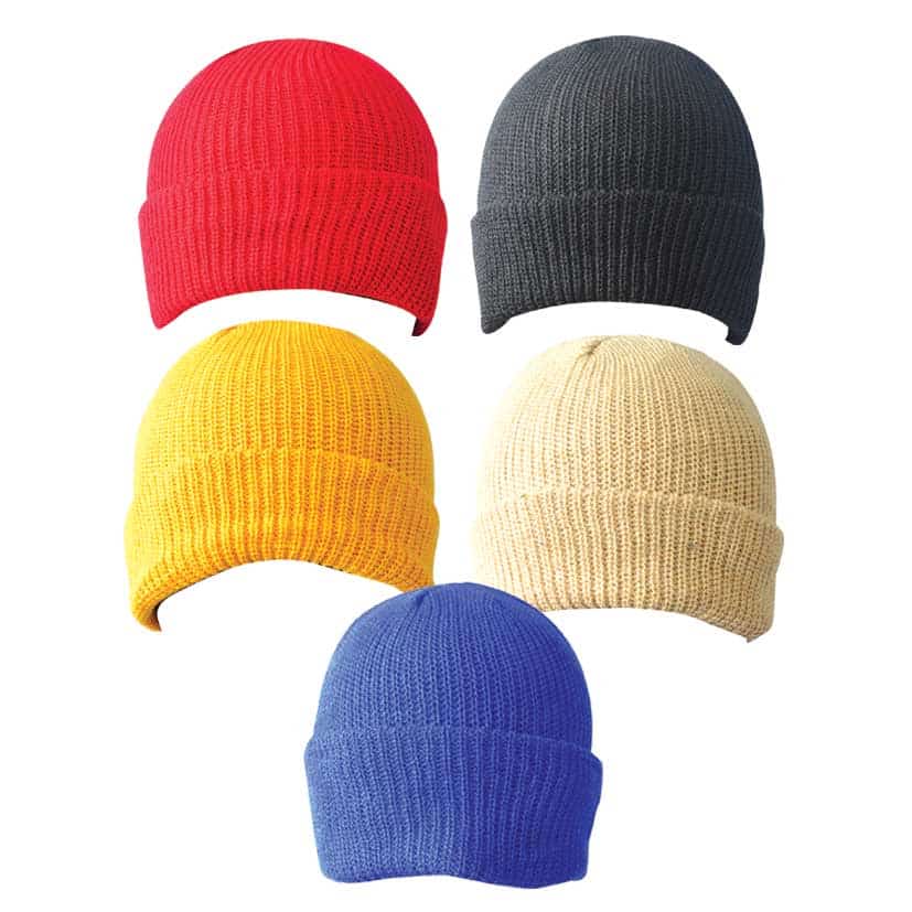 HAT BEANIE ASTD COLORS THICK