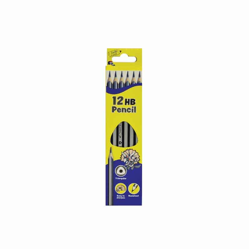 PENCIL HB TRIANGULAR 12PCS