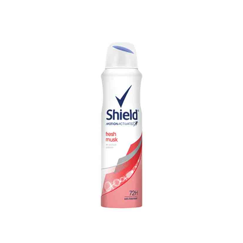 SHIELD WOMEN AEROSOL FRESH MUSK 150ML