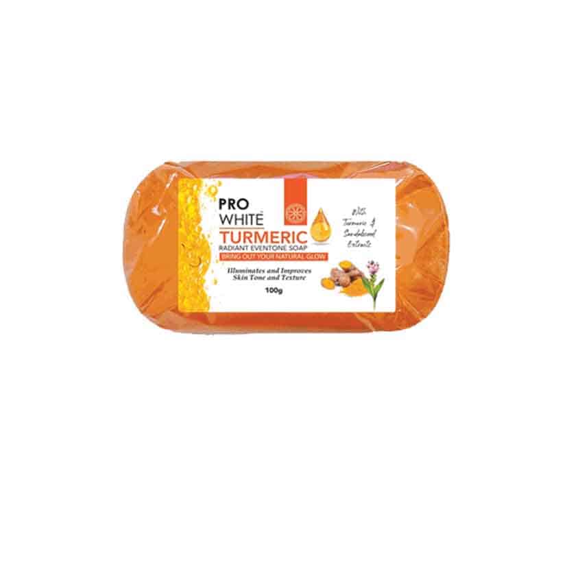 PRO WHITE TURMERIC RADIANT EVENTONE SOAP 100G
