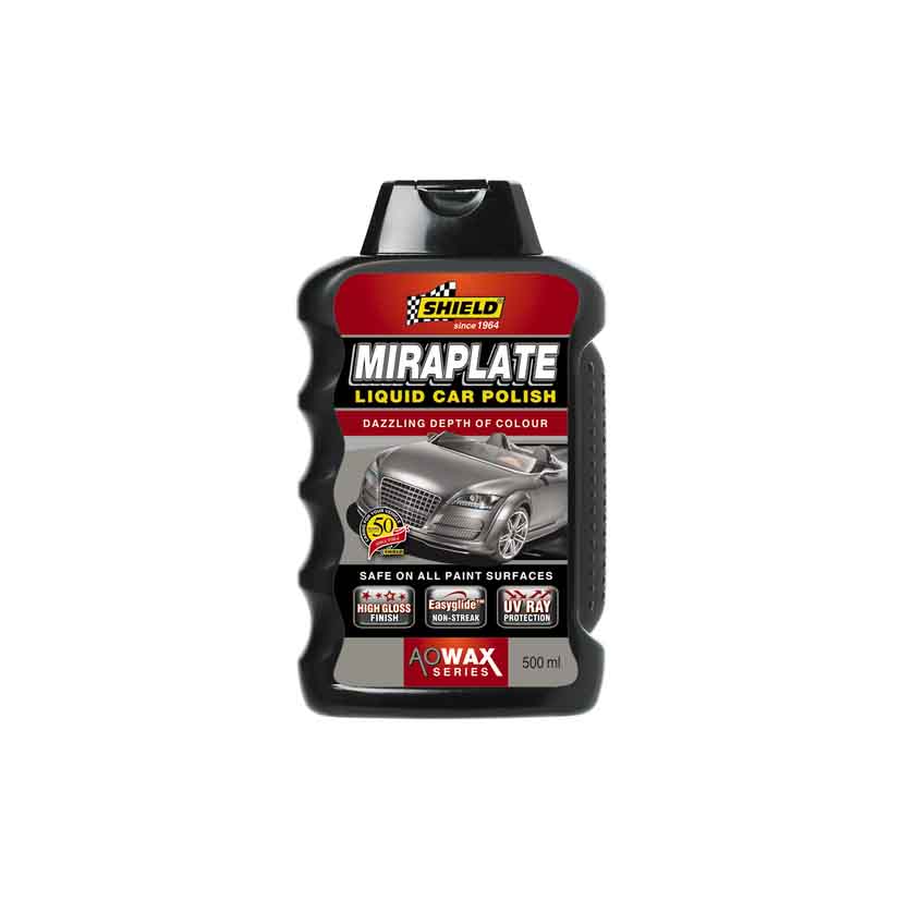 SHIELD MIRAPLATE LIQUID CAR POLISH 500ML