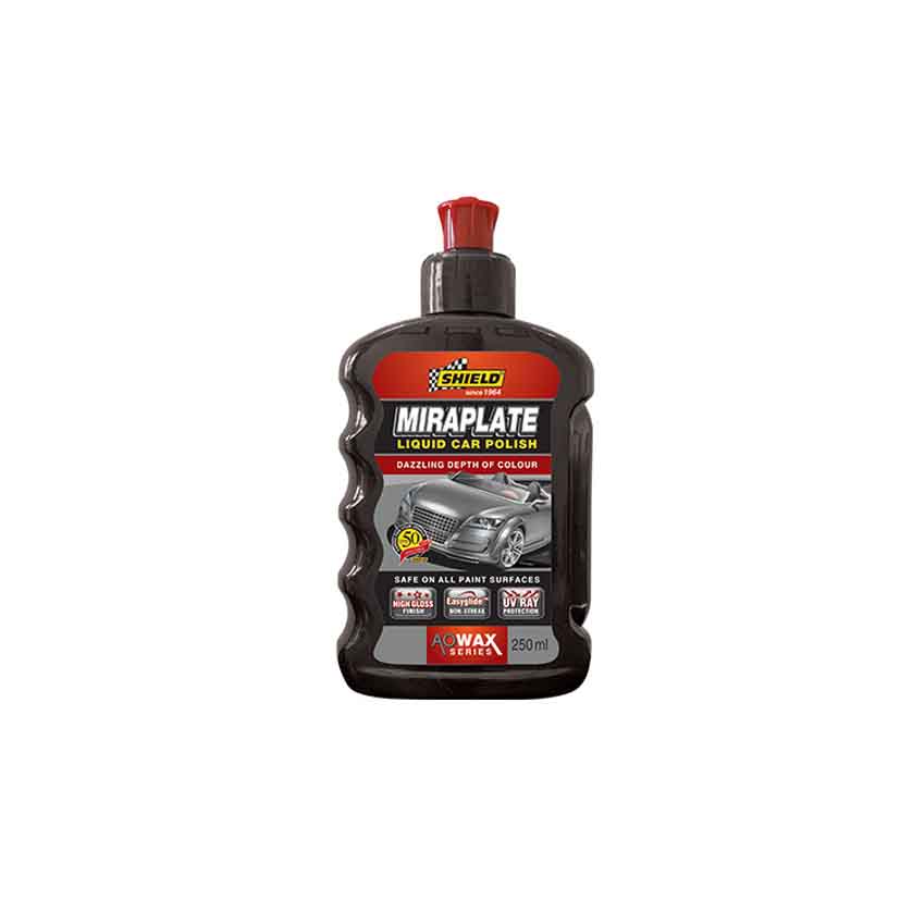 SHIELD MIRAPLATE LIQUID CAR POLISH 250ML