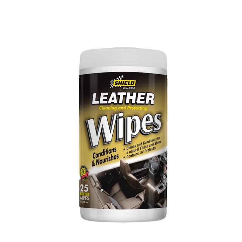 SHIELD LEATHER CARE WIPES 20PCS
