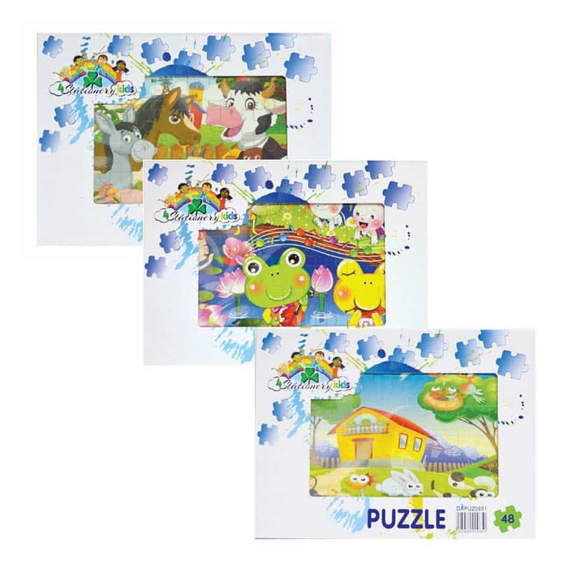 4KIDS WOODEN PUZZLE 48PC