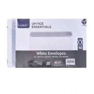 MAR ENVELOPES WHITE SELF SEAL 10Pk